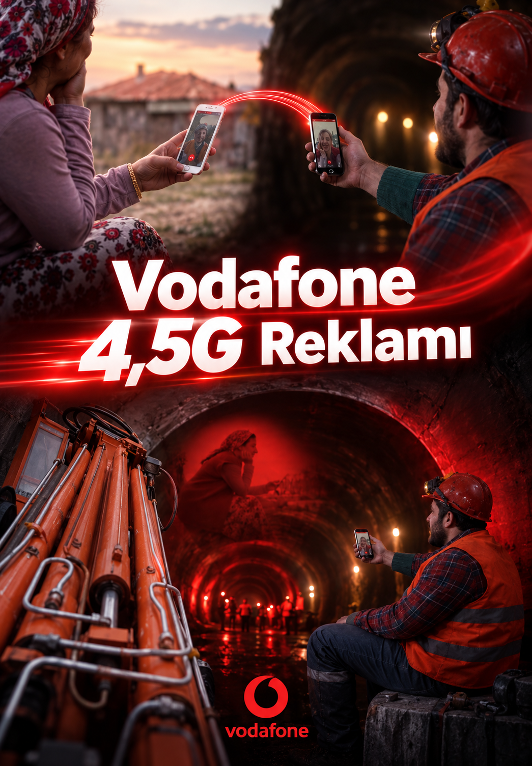 Vodafone 4,5G Reklam Sanat Yönetimi